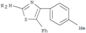 2-Thiazolamine,4-(4-methylphenyl)-5-phenyl-