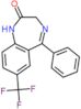 1,3-Dihydro-5-phenyl-7-(trifluoromethyl)-2H-1,4-benzodiazepin-2-one