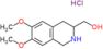 (6,7-dimethoxy-1,2,3,4-tetrahydroisoquinolin-3-yl)methanol hydrochloride