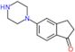 5-piperazin-1-yl-2,3-dihydro-1H-inden-1-one