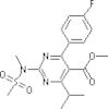 Methyl 4-(4-fluorophenyl)-6-(1-methylethyl)-2-[methyl(methylsulfonyl)amino]-5-pyrimidinecarboxylate