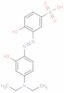 Ácido 3-[2-[4-(dietilamino)-2-hidroxifenil]diazenil]-4-hidroxibencenosulfónico