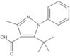 5-(1,1-Dimethylethyl)-3-methyl-1-phenyl-1H-pyrazole-4-carboxylic acid