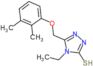 5-[(2,3-dimethylphenoxy)methyl]-4-ethyl-4H-1,2,4-triazole-3-thiol