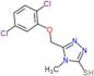 5-[(2,5-dichlorophenoxy)methyl]-4-methyl-2,4-dihydro-3H-1,2,4-triazole-3-thione