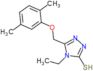 5-[(2,5-dimethylphenoxy)methyl]-4-ethyl-2,4-dihydro-3H-1,2,4-triazole-3-thione