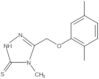 5-[(2,5-Dimethylphenoxy)methyl]-2,4-dihydro-4-methyl-3H-1,2,4-triazole-3-thione