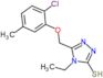 5-[(2-chloro-5-methylphenoxy)methyl]-4-ethyl-2,4-dihydro-3H-1,2,4-triazole-3-thione