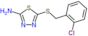 5-[(2-chlorobenzyl)sulfanyl]-1,3,4-thiadiazol-2-amine