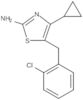 5-[(2-clorofenil)metil]-4-ciclopropil-2-tiazolamina