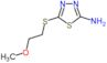 5-[(2-methoxyethyl)sulfanyl]-1,3,4-thiadiazol-2-amine