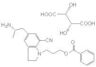 5-[(2R)-2-aminopropyl]-1-[3-(benzoyloxy)propyl]-2,3-dihydro-7-carbonitrile-1H-indole (2R,3R)-2,3-d…