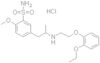 Benzenesulfonamide, 5-[2-[[2-(2-ethoxyphenoxy)ethyl]amino]propyl]-2-methoxy-, hydrochloride (1:1)