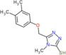 5-[(3,4-dimethylphenoxy)methyl]-4-methyl-4H-1,2,4-triazole-3-thiol