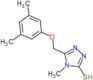 5-[(3,5-dimethylphenoxy)methyl]-4-methyl-2,4-dihydro-3H-1,2,4-triazole-3-thione