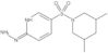 5-[(3,5-Dimethyl-1-piperidinyl)sulfonyl]-2-hydrazinylpyridine