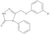 5-[(3-Bromophenoxy)methyl]-2,4-dihydro-4-phenyl-3H-1,2,4-triazole-3-thione