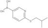 B-[6-[(2-Methylpropyl)thio]-3-pyridinyl]boronic acid