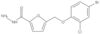 5-[(4-Bromo-2-chlorophenoxy)methyl]-2-furancarboxylic acid hydrazide