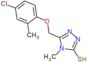 5-[(4-chloro-2-methylphenoxy)methyl]-4-methyl-2,4-dihydro-3H-1,2,4-triazole-3-thione