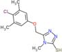 5-[(4-chloro-3,5-dimethylphenoxy)methyl]-4-methyl-2,4-dihydro-3H-1,2,4-triazole-3-thione