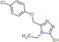 5-[(4-chlorophenoxy)methyl]-4-ethyl-4H-1,2,4-triazole-3-thiol