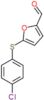5-[(4-chlorophenyl)sulfanyl]furan-2-carbaldehyde