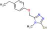 5-[(4-Ethylphenoxy)methyl]-2,4-dihydro-4-methyl-3H-1,2,4-triazole-3-thione