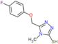 5-[(4-fluorophenoxy)methyl]-4-methyl-2,4-dihydro-3H-1,2,4-triazole-3-thione