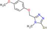 5-[(4-methoxyphenoxy)methyl]-4-methyl-4H-1,2,4-triazole-3-thiol