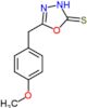 5-(4-methoxybenzyl)-1,3,4-oxadiazole-2(3H)-thione