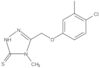 5-[(4-Chloro-3-methylphenoxy)methyl]-2,4-dihydro-4-methyl-3H-1,2,4-triazole-3-thione