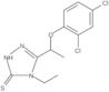 5-[1-(2,4-Dichlorophenoxy)ethyl]-4-ethyl-2,4-dihydro-3H-1,2,4-triazole-3-thione