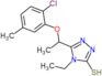 5-[1-(2-chloro-5-methylphenoxy)ethyl]-4-ethyl-2,4-dihydro-3H-1,2,4-triazole-3-thione