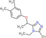 5-[1-(3,4-dimethylphenoxy)ethyl]-4-ethyl-2,4-dihydro-3H-1,2,4-triazole-3-thione