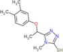 5-[1-(3,4-dimethylphenoxy)ethyl]-4-methyl-2,4-dihydro-3H-1,2,4-triazole-3-thione