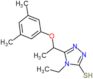 5-[1-(3,5-dimethylphenoxy)ethyl]-4-ethyl-2,4-dihydro-3H-1,2,4-triazole-3-thione