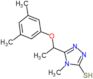 5-[1-(3,5-dimethylphenoxy)ethyl]-4-methyl-2,4-dihydro-3H-1,2,4-triazole-3-thione