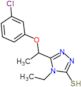 5-[1-(3-chlorophenoxy)ethyl]-4-ethyl-2,4-dihydro-3H-1,2,4-triazole-3-thione