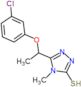 5-[1-(3-chlorophenoxy)ethyl]-4-methyl-2,4-dihydro-3H-1,2,4-triazole-3-thione