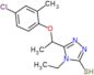 5-[1-(4-chloro-2-methylphenoxy)ethyl]-4-ethyl-2,4-dihydro-3H-1,2,4-triazole-3-thione