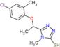 5-[1-(4-chloro-2-methylphenoxy)ethyl]-4-methyl-2,4-dihydro-3H-1,2,4-triazole-3-thione