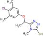 5-[1-(4-chloro-3,5-dimethylphenoxy)ethyl]-4-methyl-2,4-dihydro-3H-1,2,4-triazole-3-thione