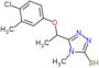 5-[1-(4-chloro-3-methylphenoxy)ethyl]-4-methyl-2,4-dihydro-3H-1,2,4-triazole-3-thione