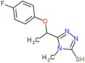 5-[1-(4-fluorophenoxy)ethyl]-4-methyl-2,4-dihydro-3H-1,2,4-triazole-3-thione