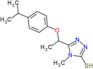 4-methyl-5-{1-[4-(1-methylethyl)phenoxy]ethyl}-2,4-dihydro-3H-1,2,4-triazole-3-thione