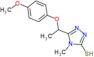 5-[1-(4-methoxyphenoxy)ethyl]-4-methyl-2,4-dihydro-3H-1,2,4-triazole-3-thione