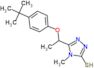 5-[1-(4-tert-butylphenoxy)ethyl]-4-methyl-2,4-dihydro-3H-1,2,4-triazole-3-thione