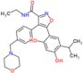 5-(2,4-dihydroxy-5-isopropyl-phenyl)-N-ethyl-4-[4-(morpholinomethyl)phenyl]isoxazole-3-carboxamide