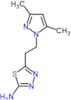 5-[2-(3,5-dimethyl-1H-pyrazol-1-yl)ethyl]-1,3,4-thiadiazol-2-amine